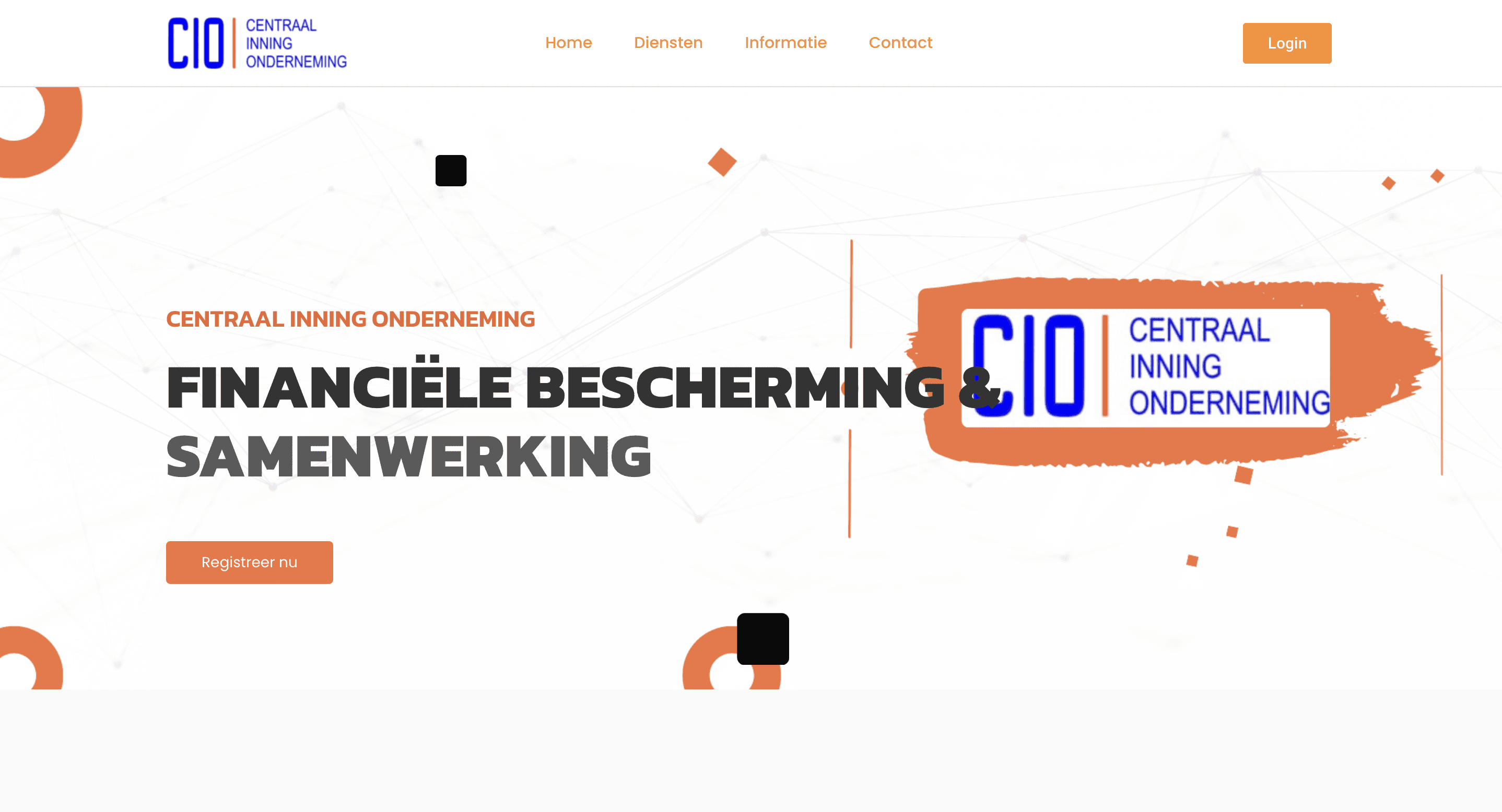 Centraal Inning Onderneming mobile app